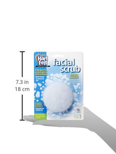 HartFelt Round Face Scrubber showing multiple pads in a pack