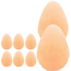 HartFelt Tear Drop Face Scrubber front view in peach colour
