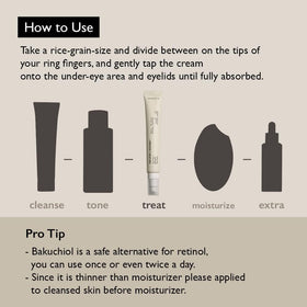 HARUHARU Black Rice Bakuchiol Eye Cream ingredients list