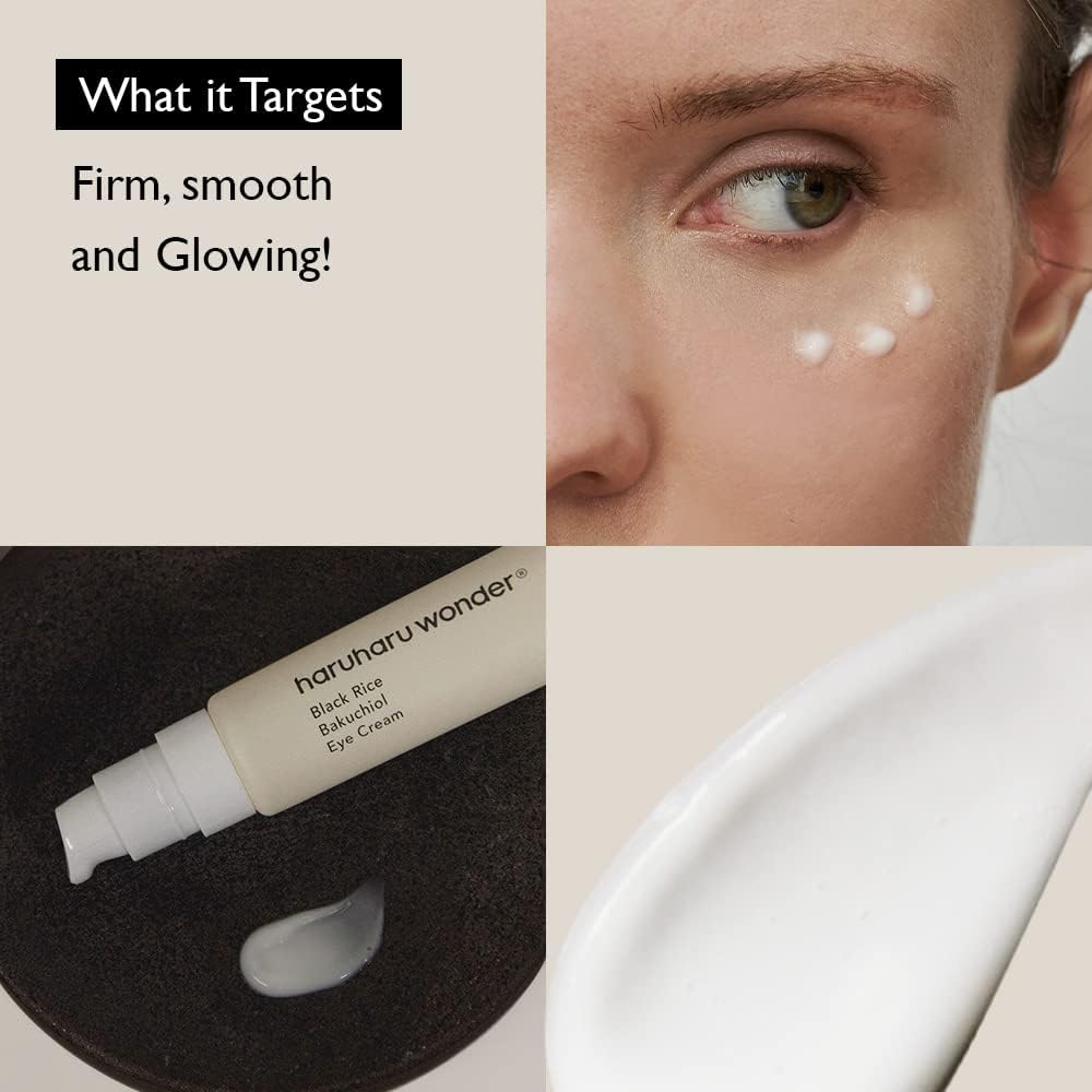 HARUHARU Black Rice Bakuchiol Eye Cream texture close-up