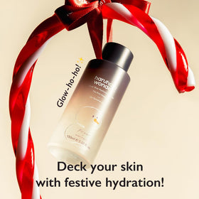 HARUHARU Black Rice Hyaluronic Toner Christmas Edition back view