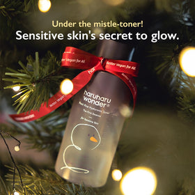 HARUHARU Black Rice Hyaluronic Toner Christmas Edition with ingredients list