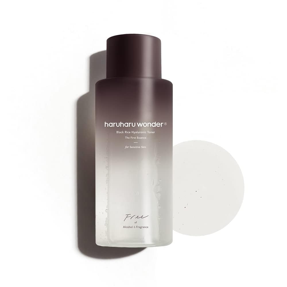 HARUHARU Black Rice Hyaluronic Toner front view, 10.1 fl. oz
