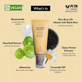HARUHARU Black Rice Moisture Daily Sunscreen SPF50+ side view
