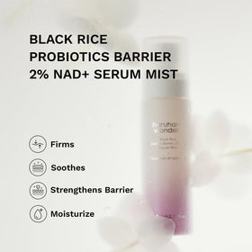 HARUHARU Black Rice Probiotics Serum Mist bottle side view