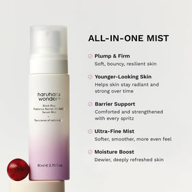 HARUHARU Black Rice Probiotics Serum Mist used before makeup