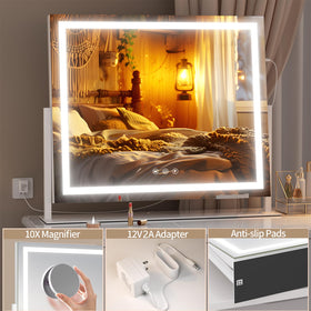 Hasipu Vanity Mirror in a well-lit makeup setting