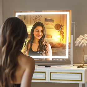 Hasipu Vanity Mirror with warm, natural, and cool light options