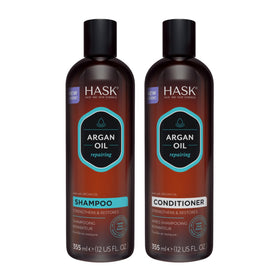 HASK Argan Oil Shampoo and Conditioner Set 12oz front view