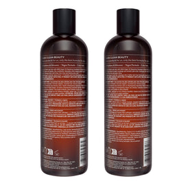 HASK Argan Oil Shampoo being applied to hair
