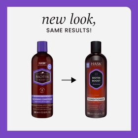HASK Biotin support Thickening Shampoo bottle with label