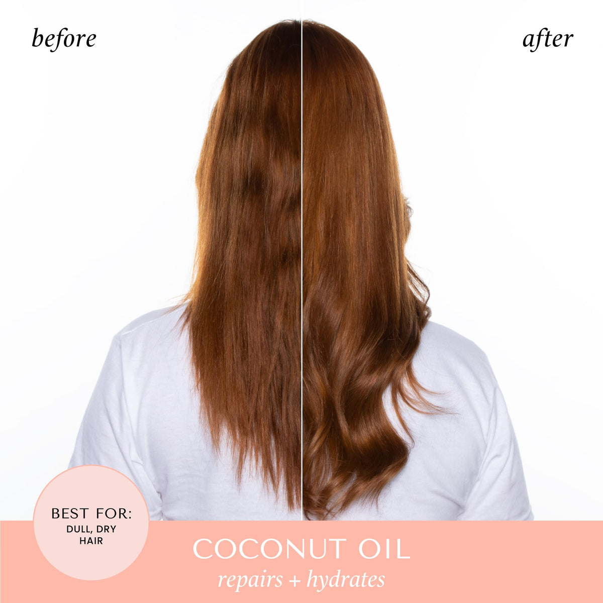 HASK Coconut Shampoo and Conditioner set side view