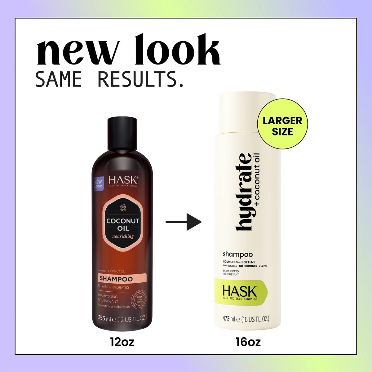 HASK Hydrate Coconut Oil Conditioner front view 16 oz