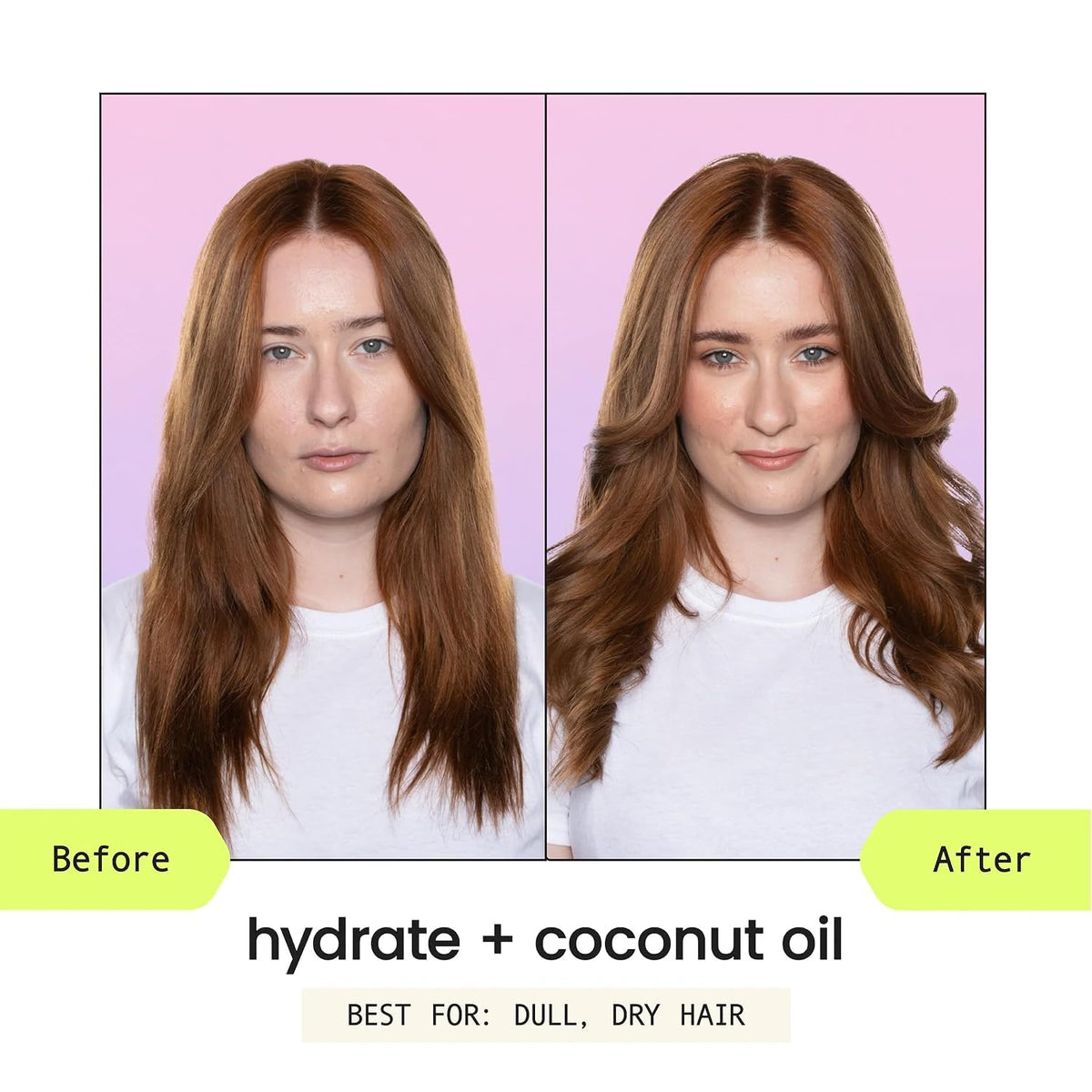 HASK Hydrate Coconut Oil Shampoo lathering on hair