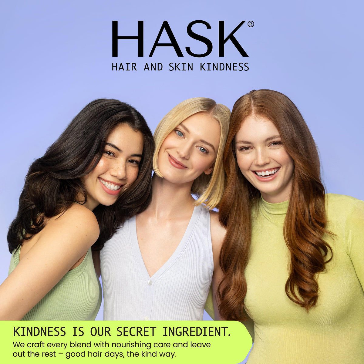HASK Repair Argan Oil Shampoo and Conditioner in use