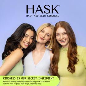 HASK Repair Argan Oil Shampoo and Conditioner in use