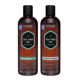 HASK Tea Tree Oil & Rosemary Shampoo front view 12oz bottle