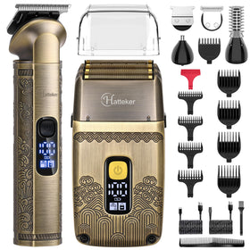Hatteker Waterproof Cordless Beard Trimmer front view