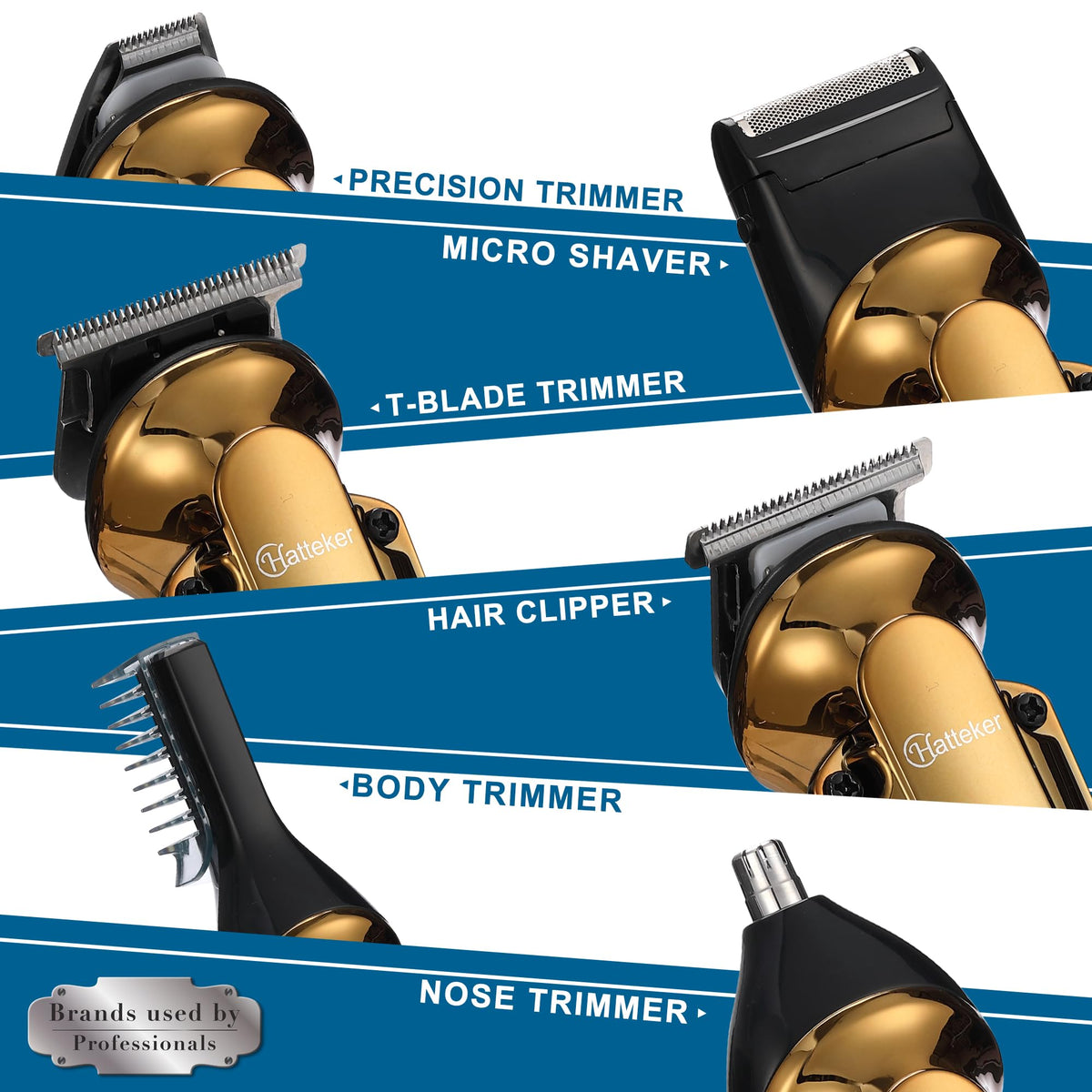 Hatteker waterproof trimmer under running water