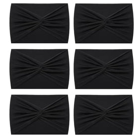 HAUHC Extra Wide Headbands showing knotted design