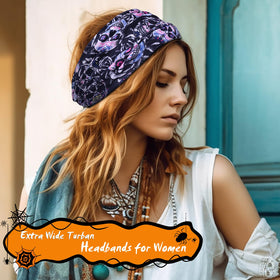 HAUHC Halloween headband showcasing a bat design