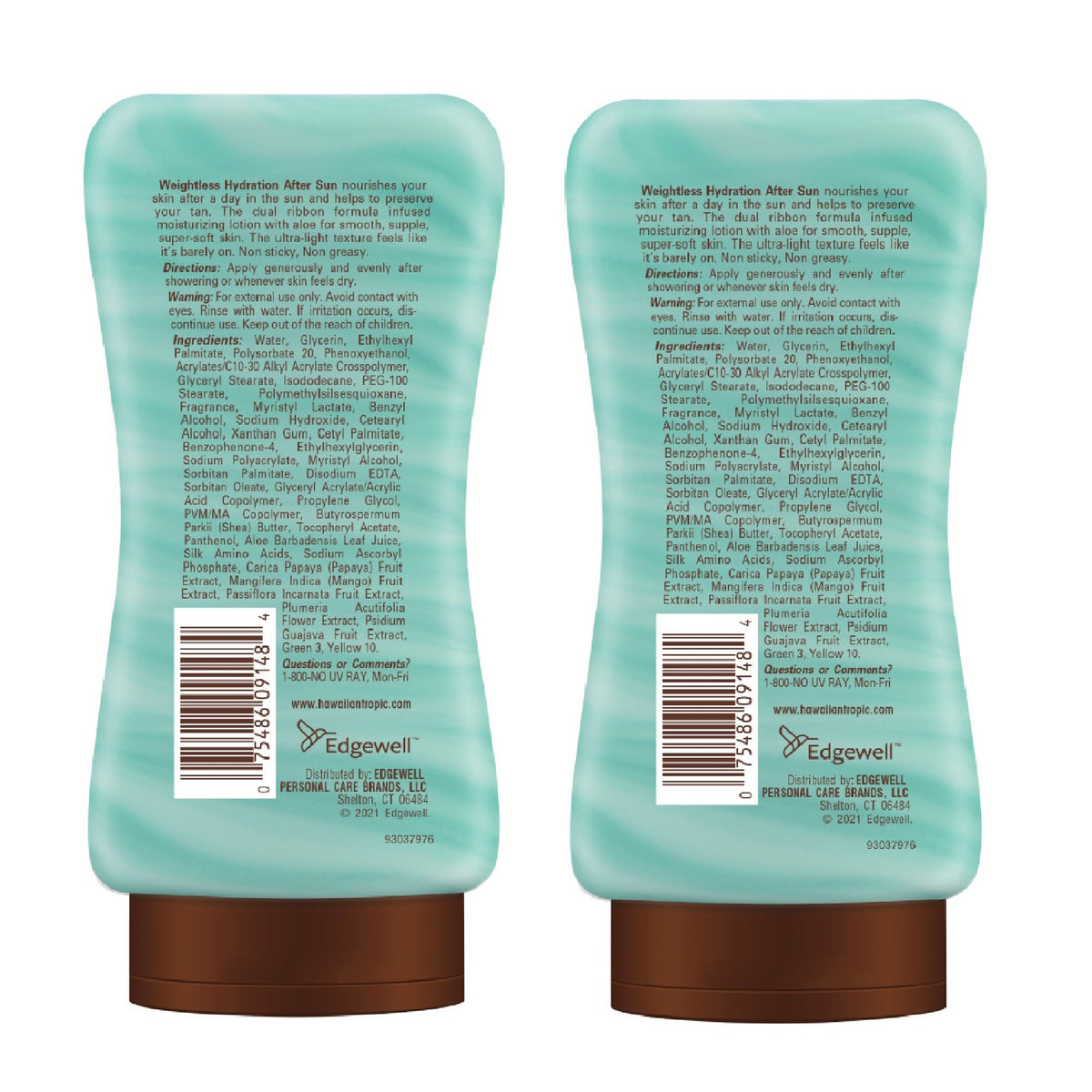 Hawaiian Tropic After Sun Lotion coconut papaya scent description