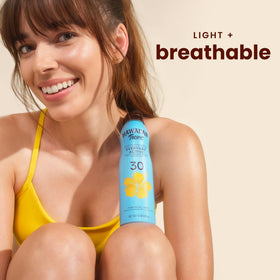 Hawaiian Tropic Everyday Active SPF 30 Sunscreen Spray twist-lock cap close-up