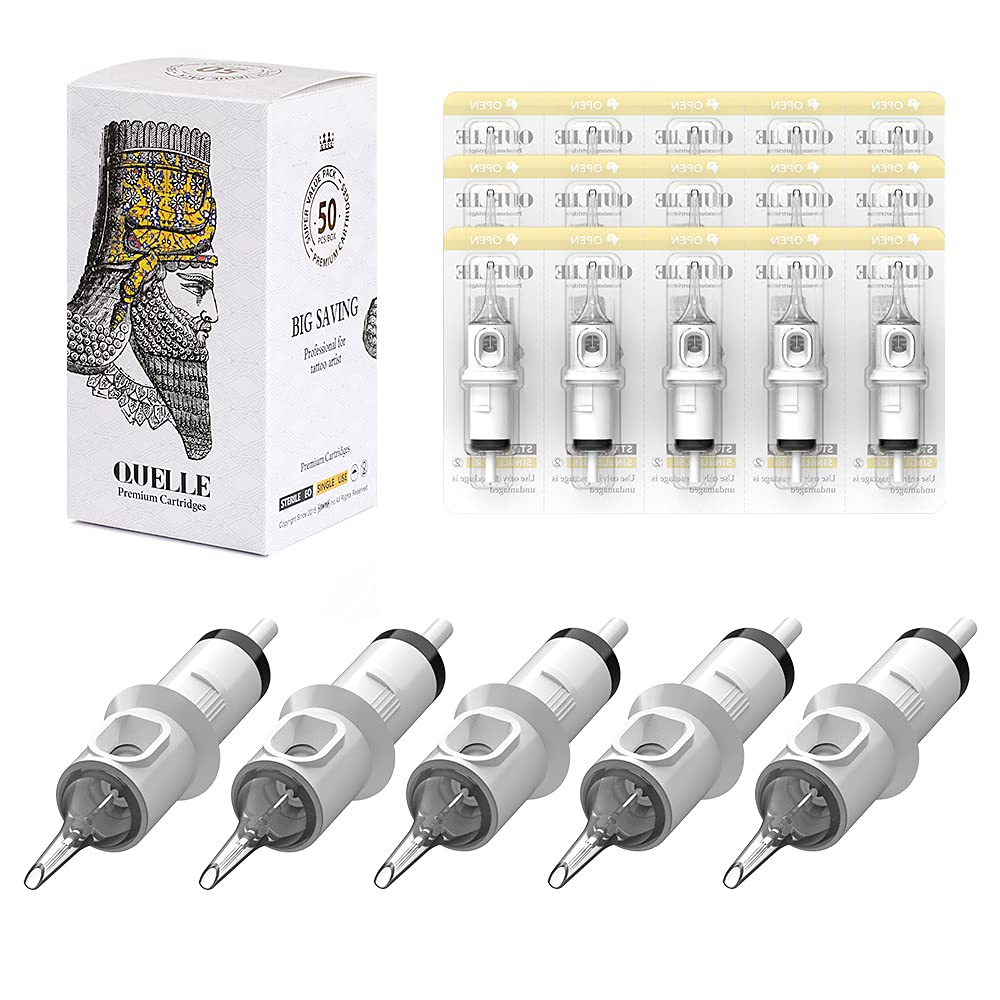 HAWINK 1RL Tattoo Needles Cartridge box with 50PCS