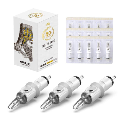 HAWINK Tattoo Cartridge Needles #12 Standard 7 Curved Magnum front view