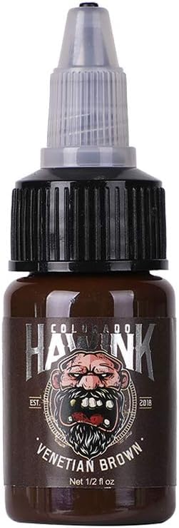 HAWINK Tattoo Ink Set in use during a tattoo session