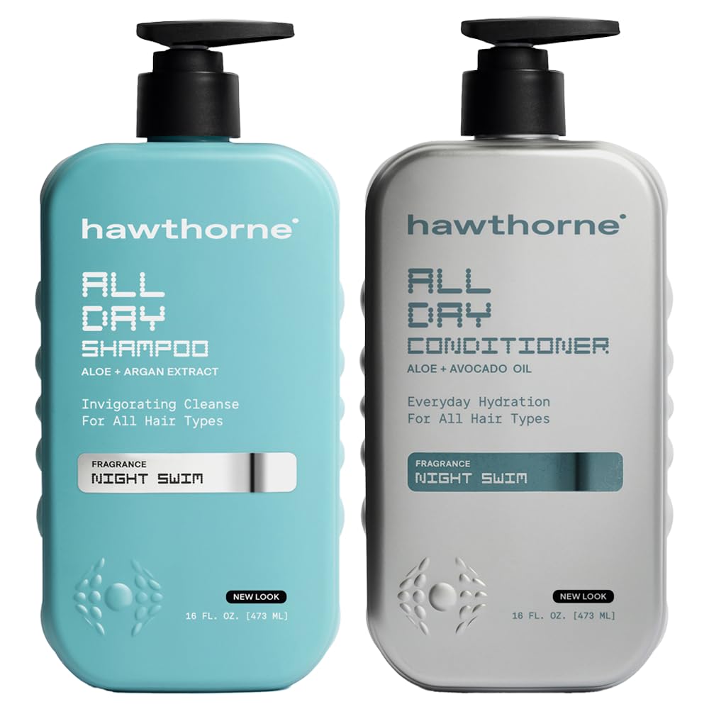 Hawthorne All Day Men's Shampoo and Conditioner Set front view