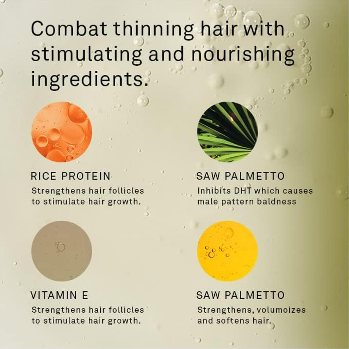 Hawthorne Thick support Shampoo and Conditioner set with eucalyptus mint scent