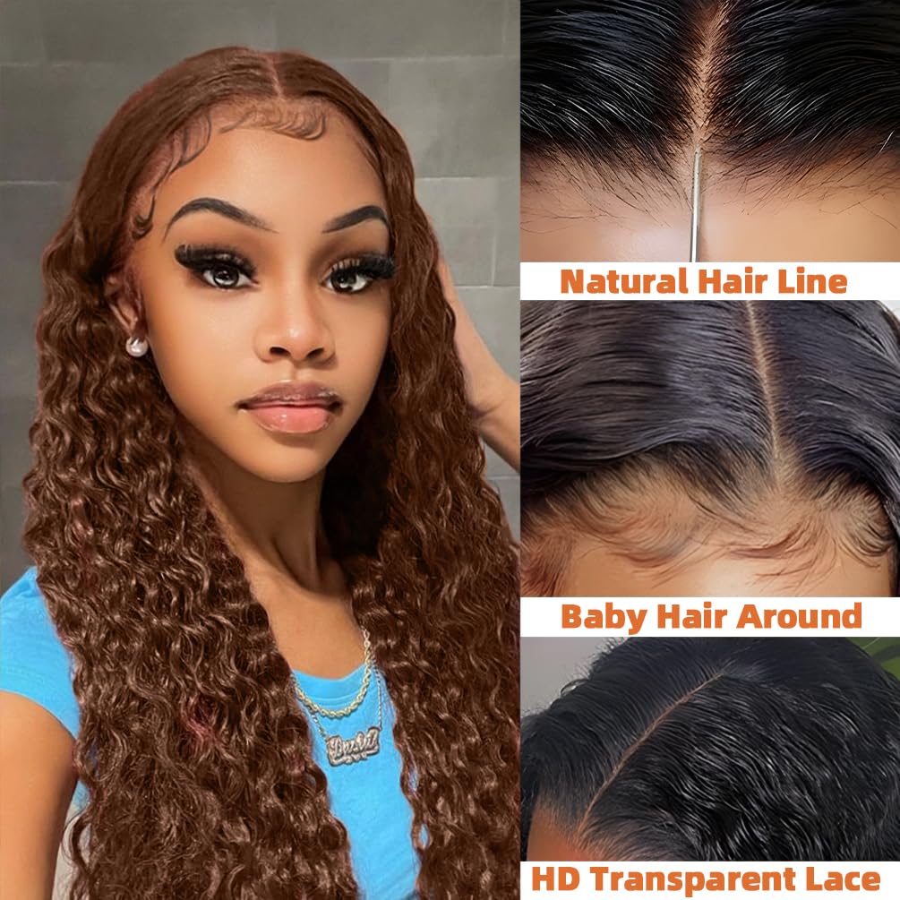 HAYAHAIR Short Curly Deep Wave Wig side view