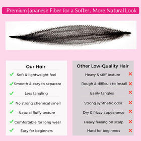 Hbegant Afro Twist Hair 24 Inch 3 Packs packaging