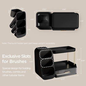 HBlife bathroom organizer with skincare products displayed