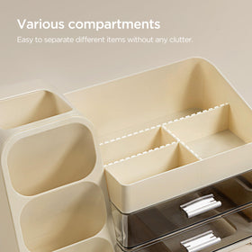 HBlife Makeup Organizer on bathroom counter