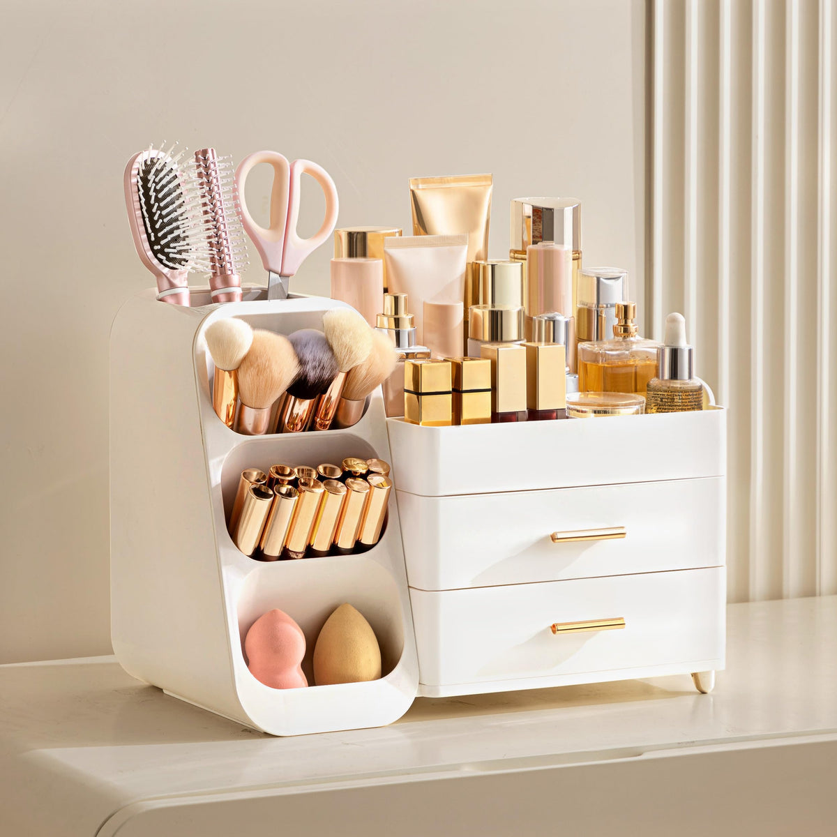 HBlife Makeup Organizer with drawers and compartments