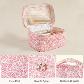 HBselect large makeup bag size 10.6 x 6.5 inches