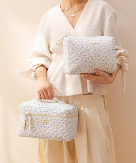 HBselect makeup bag set in a suitcase for travel