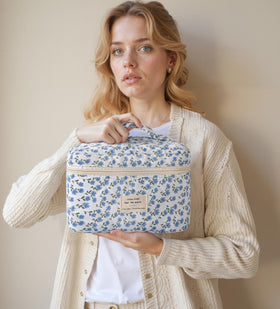 HBselect Quilted Makeup Bags in various sizes