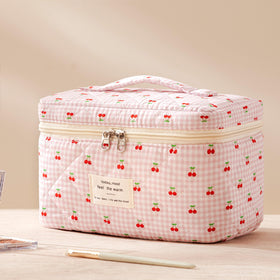 HBselect travel makeup bags folded in a suitcase