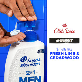 Head & Shoulders 2-in-1 Shampoo and Conditioner Old Spice Swagger side view