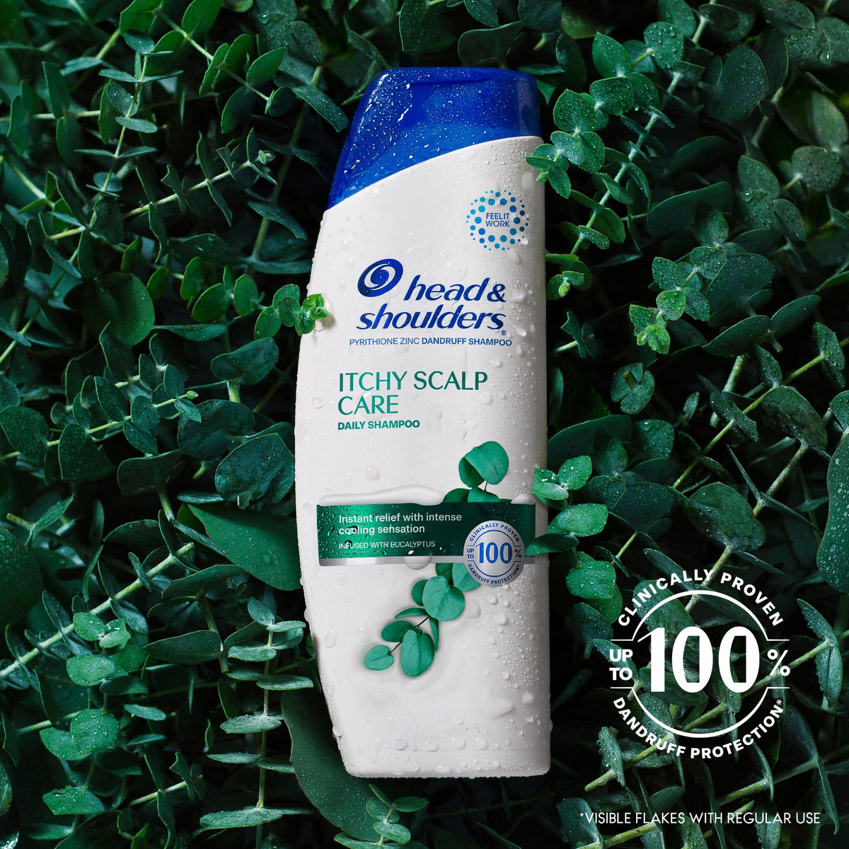 Head & Shoulders Anti-Dandruff Shampoo and Conditioner 2-in-1 side view