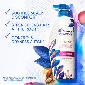 Head & Shoulders Anti-Dandruff Shampoo back view showing ingredients