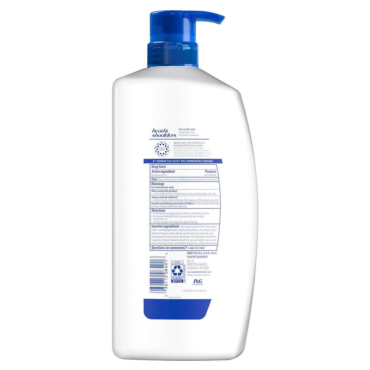 Head & Shoulders Anti-Dandruff Shampoo texture on hand
