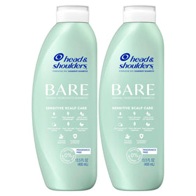 Head & Shoulders BARE Sensitive Scalp Care Shampoo bottle side view