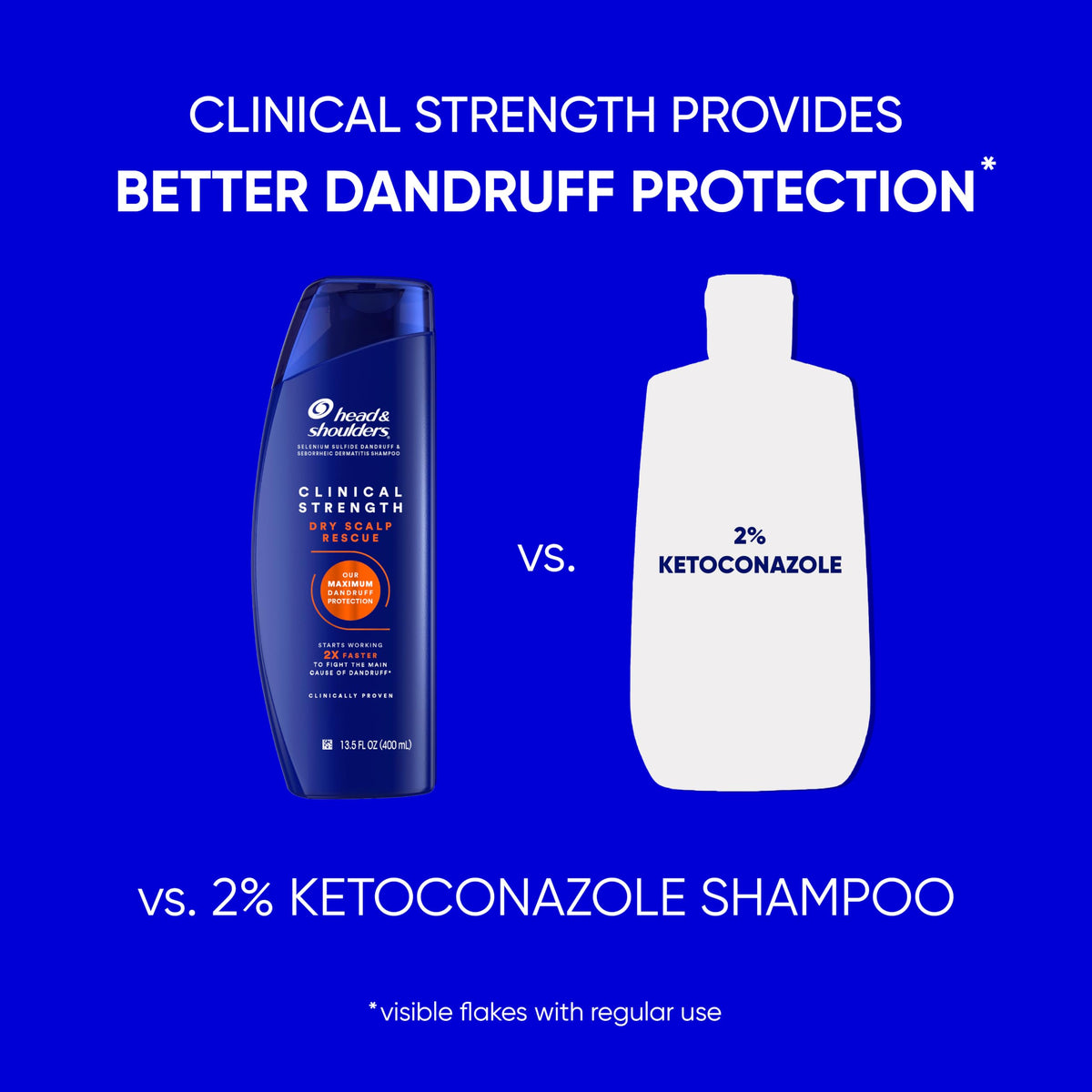 Head & Shoulders Clinical Dandruff Defense Conditioner close-up of bottle