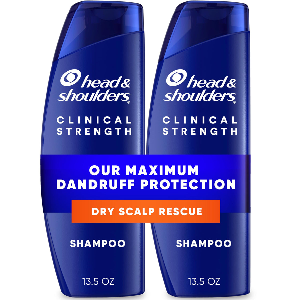 Head & Shoulders Clinical Strength Dandruff Defense Shampoo and Conditioner twin pack front view