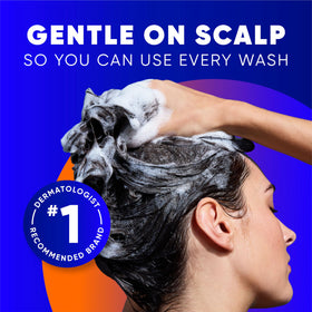Head & Shoulders Clinical Strength Dandruff Defense Shampoo application on hair