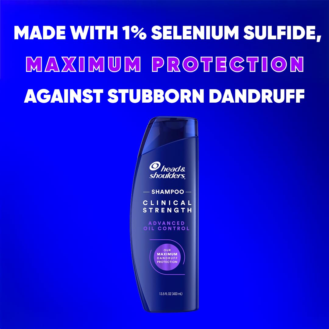 Head & Shoulders Clinical Strength Shampoo bottle with label